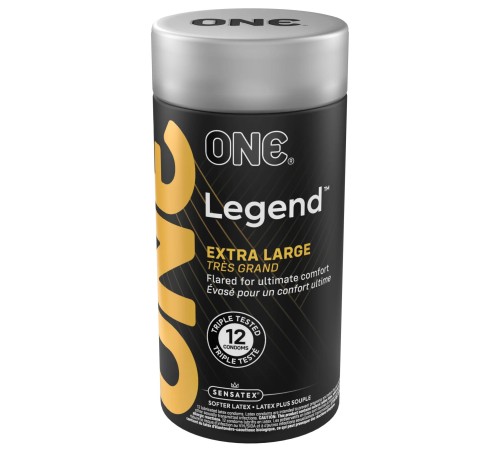 Презервативи ONE Legend Extra Large 12 шт, подарункова упаковка тюб