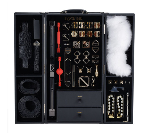 БДСМ-набір LOCKINK All-in-1 BDSM Play Kit - Crocodile Leather