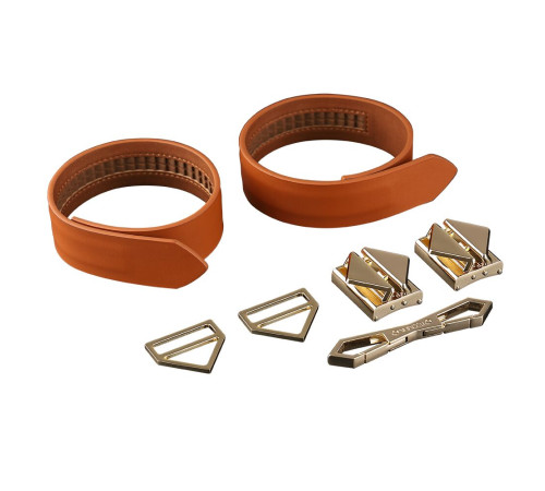 Наручники LOCKINK Wristcuffs/Anklecuffs Brown Set