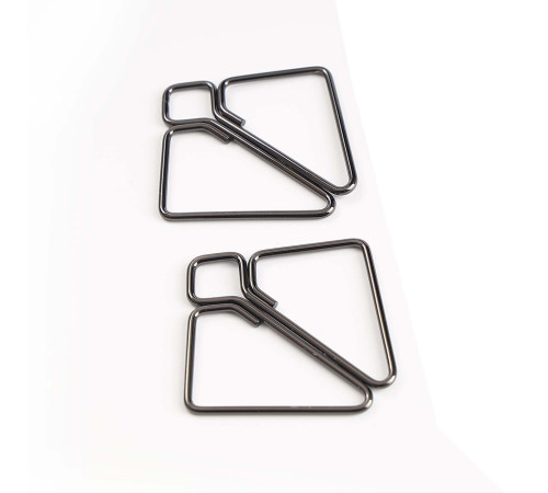 Затискачі для сосків з важкою підвіскою LOCKINK Nipple Clamps with Heavy Pendant - Grey