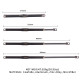 Фіксатор-розпірка LOCKINK Adjustable Spreader Bar Set - Black