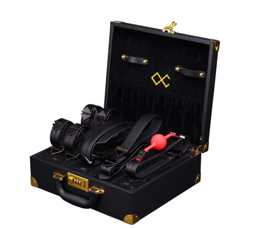 БДСМ-набір LOCKINK Moonlight Treasure Chest - Black Set