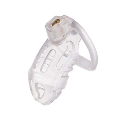 Клітка для пеніса LOCKINK SEVANDA Plastic Penis Chastity Cage - Transparent