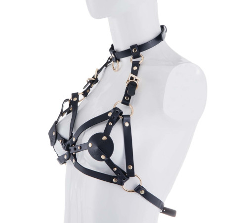 Портупея на груди LOCKINK SEVANDA Queen Chest Harness with Removable Bra