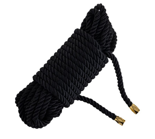 Мотузка для шибарі LOCKINK SEVANDA Shibari Pratice Rope Black, 8 метрів