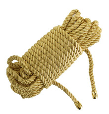 Мотузка для шибарі LOCKINK SEVANDA Shibari Pratice Rope Golden, 8 метрів