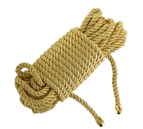 Мотузка для шибарі LOCKINK SEVANDA Shibari Pratice Rope Golden, 8 метрів