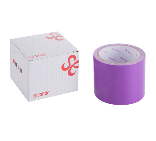 Електростатична стрічка для бондажу LOCKINK SEVANDA Electrostatic Tape - Purple Tape, 16 м