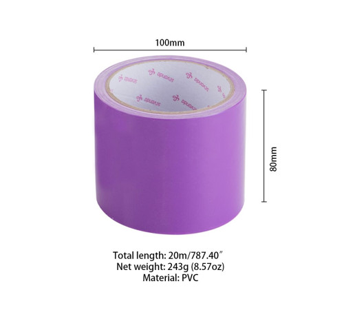 Електростатична стрічка для бондажу LOCKINK SEVANDA Electrostatic Tape - Purple Tape, 16 м