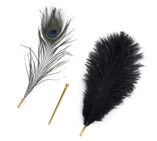 Лоскітка LOCKINK SEVANDA Natural Peacock Flirting Feather Tickler, перо павича