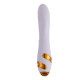 Вібратор-кролик з флогером LOCKINK SEVANDA Whip Vibrating Massage Wand - White & Golden