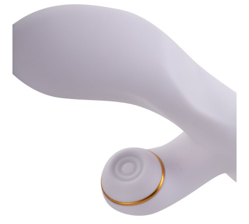 Вібратор-кролик з флогером LOCKINK SEVANDA Whip Vibrating Massage Wand - White & Golden