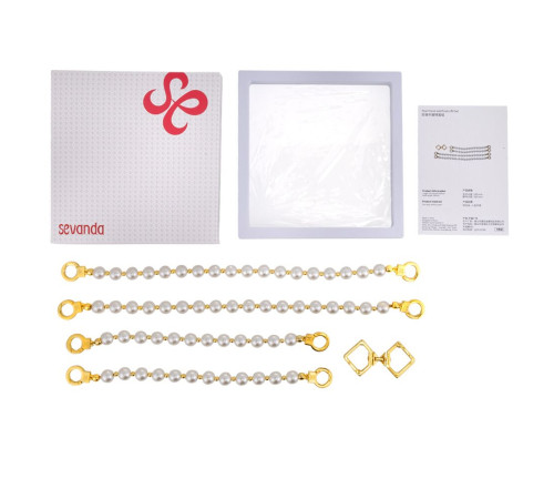 Перлинні наручники та поножі LOCKINK Pearl Bondage & Restraint Set