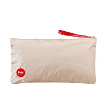 Сумка для секс-іграшок Fun Factory TOYBAG M, золотиста, на блискавці, 25x12 см