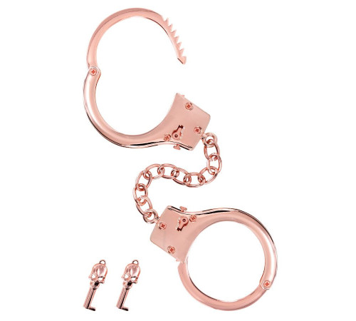 Наручники Fetish Tentation Premium Chick wrist cuffs in rose-gold metal