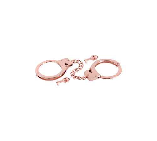 Наручники Fetish Tentation Premium Chick wrist cuffs in rose-gold metal