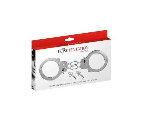 Наручники Fetish Tentation Soft adjustable metal wrist cuffs