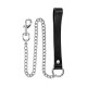 Повідець Fetish Tentation Premium Metal leash with cowhide leather wrist 72 см