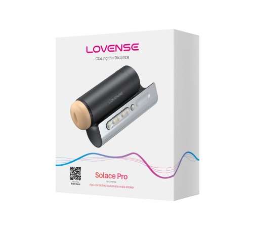 Інтерактивний смарт-мастурбатор Lovense Solace Pro, до 300 фрикцій на хвилину, до 12,5 годин роботи