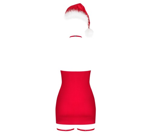 Сорочка Obsessive Kissmas chemise red S/M