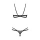 Комплект Obsessive Nutris 2-pcs crotchless set M/L