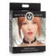 Чокер Master Series Kinky Kitty Ring Slim Choker - Black