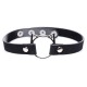 Чокер Master Series Kinky Kitty Ring Slim Choker - Black