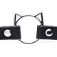 Чокер Master Series Kinky Kitty Ring Slim Choker - Black