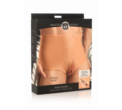 Накладна вагіна Master Series Silicone Vagina + Butt Panties - Small