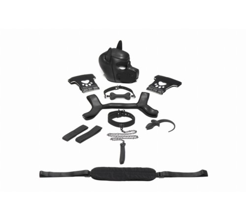 Набір BDSM цуценя Master Series Luxury Pup Arsenal Set - Black