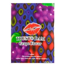 Латексна серветка Latex Dental Dams Grape 1 шт