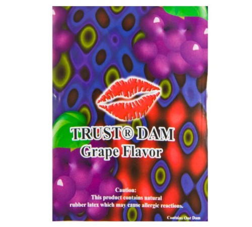 Латексна серветка Latex Dental Dams Grape 1 шт