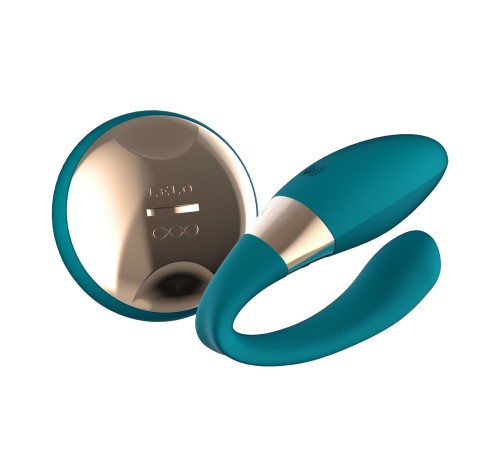 Вібратор для пар LELO Tiani Duo Ocean Blue, 2 мотори, пульт ДК