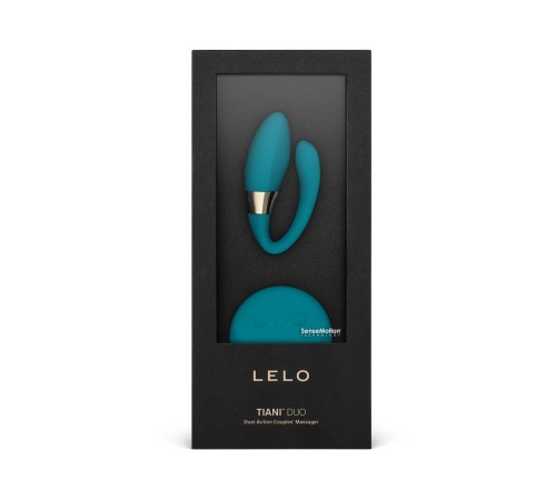 Вібратор для пар LELO Tiani Duo Ocean Blue, 2 мотори, пульт ДК