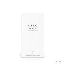 Презервативи LELO HEX Condoms Original 12 Pack, тонкі та суперміцні