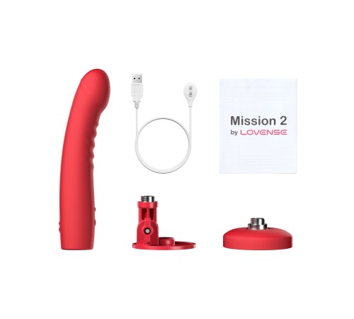 Дилдо з вібрацією Lovense Mission 2 Vibrating suction cup dildo