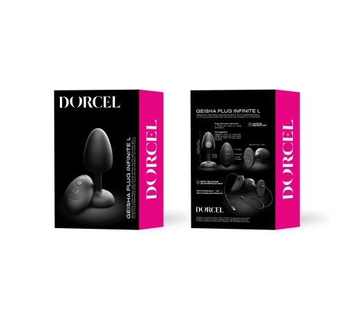 Анальна вібропробка Dorcel GEISHA PLUG INFINITE L