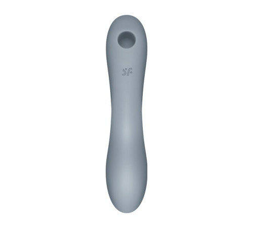 Вакуумний стимулятор з вібрацією Satisfyer Curvy Trinity 3 BlueGrey