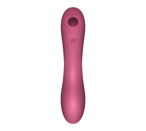 Вакуумний стимулятор із вібрацією Satisfyer Curvy Trinity 3 Red