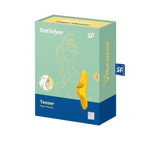 Вібратор на палець Satisfyer Teaser Dark Yellow