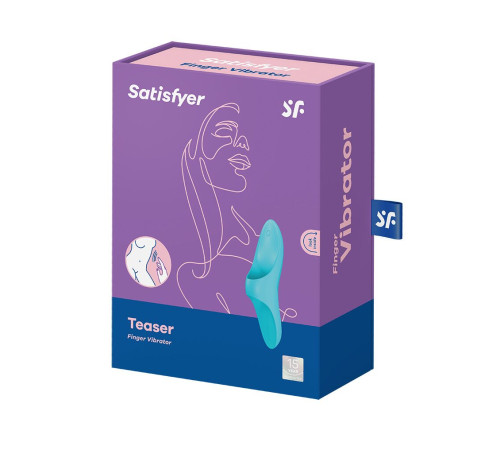 Вібратор на палець Satisfyer Teaser Light Blue