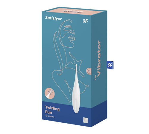 Вібратор для клітора Satisfyer Twirling Fun White