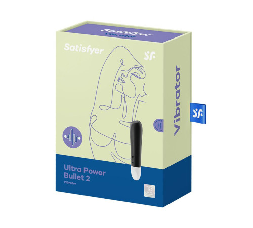 Вібропуля перезаряджаєма Satisfyer Ultra Power Bullet 2 Black