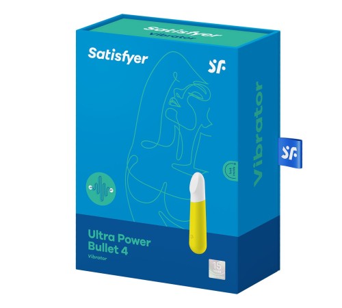 Віброкуля перезаряджаєма Satisfyer Ultra Power Bullet 4 Yellow