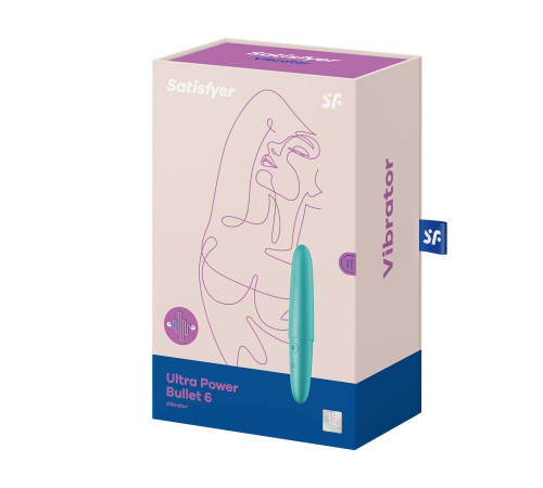 Мінівібратор Satisfyer Ultra Power Bullet 6 Turquoise