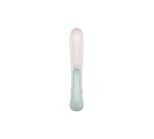 Смарт вібратор-кролик із підігрівом Satisfyer Heat Wave Mint