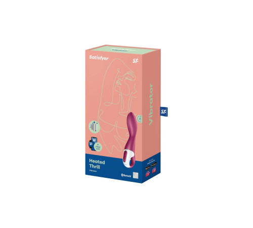 Смарт вібратор точки G Satisfyer Heated Thrill з функцією підігріву