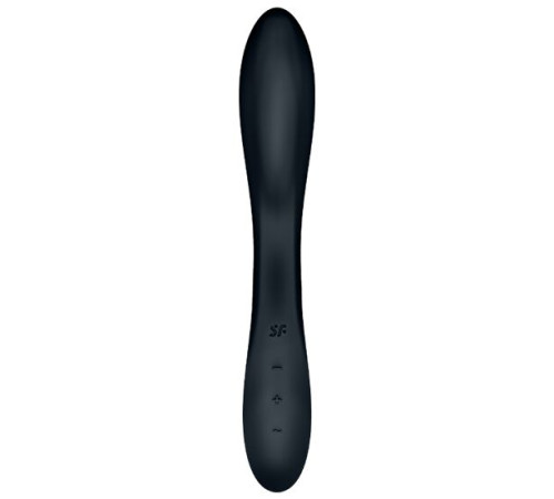 Вібратор із перлинною стимуляцією точки G Satisfyer Rrrolling Explosion Black