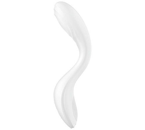 Вібратор із перлинною стимуляцією точки G Satisfyer Rrrolling Pleasure White