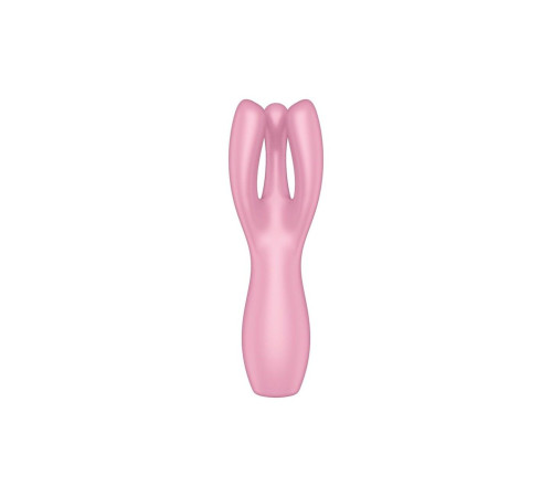 Кліторальний вібратор Satisfyer Threesome 3 Pink з трьома пальчиками